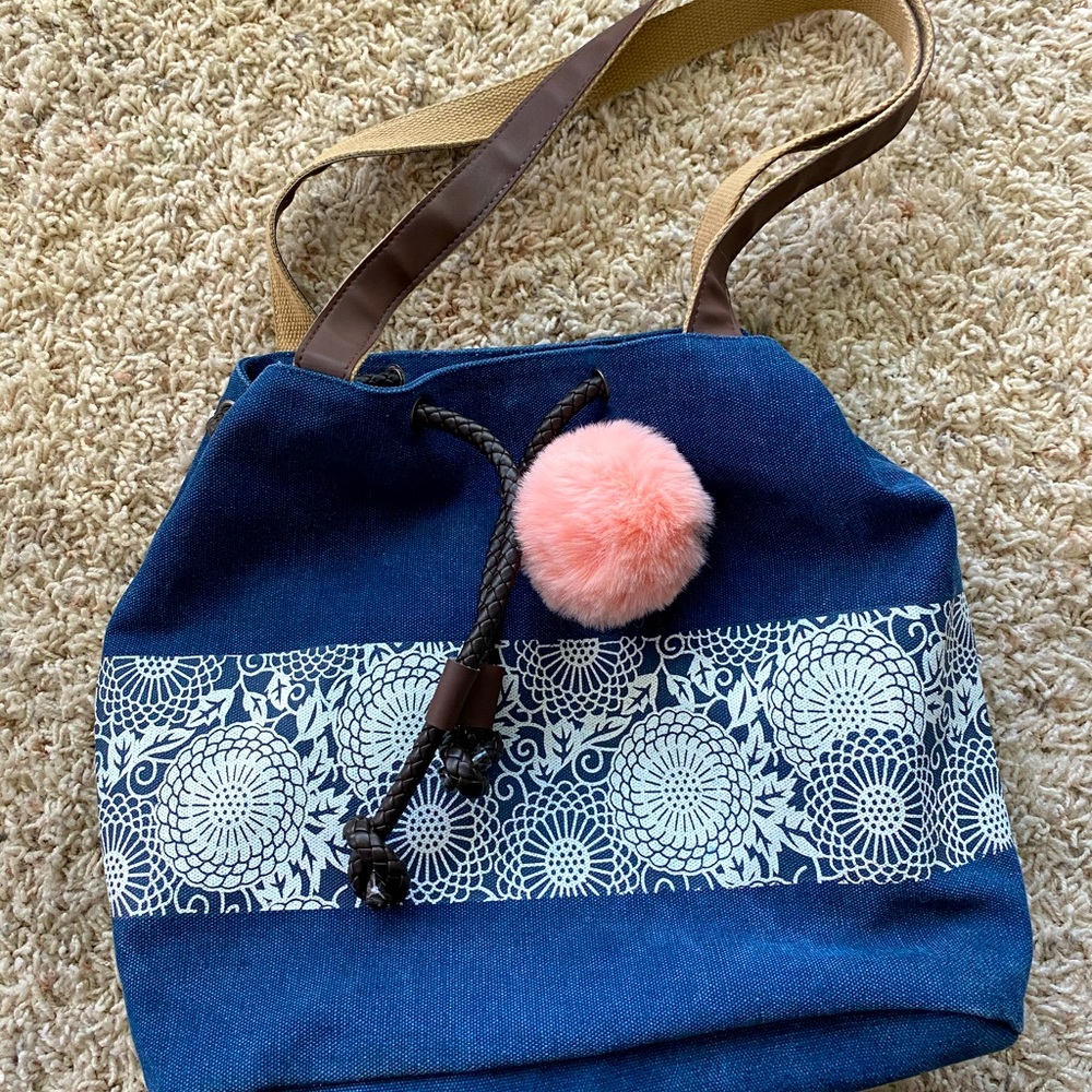 Embroidered Casual Shoulder Bag